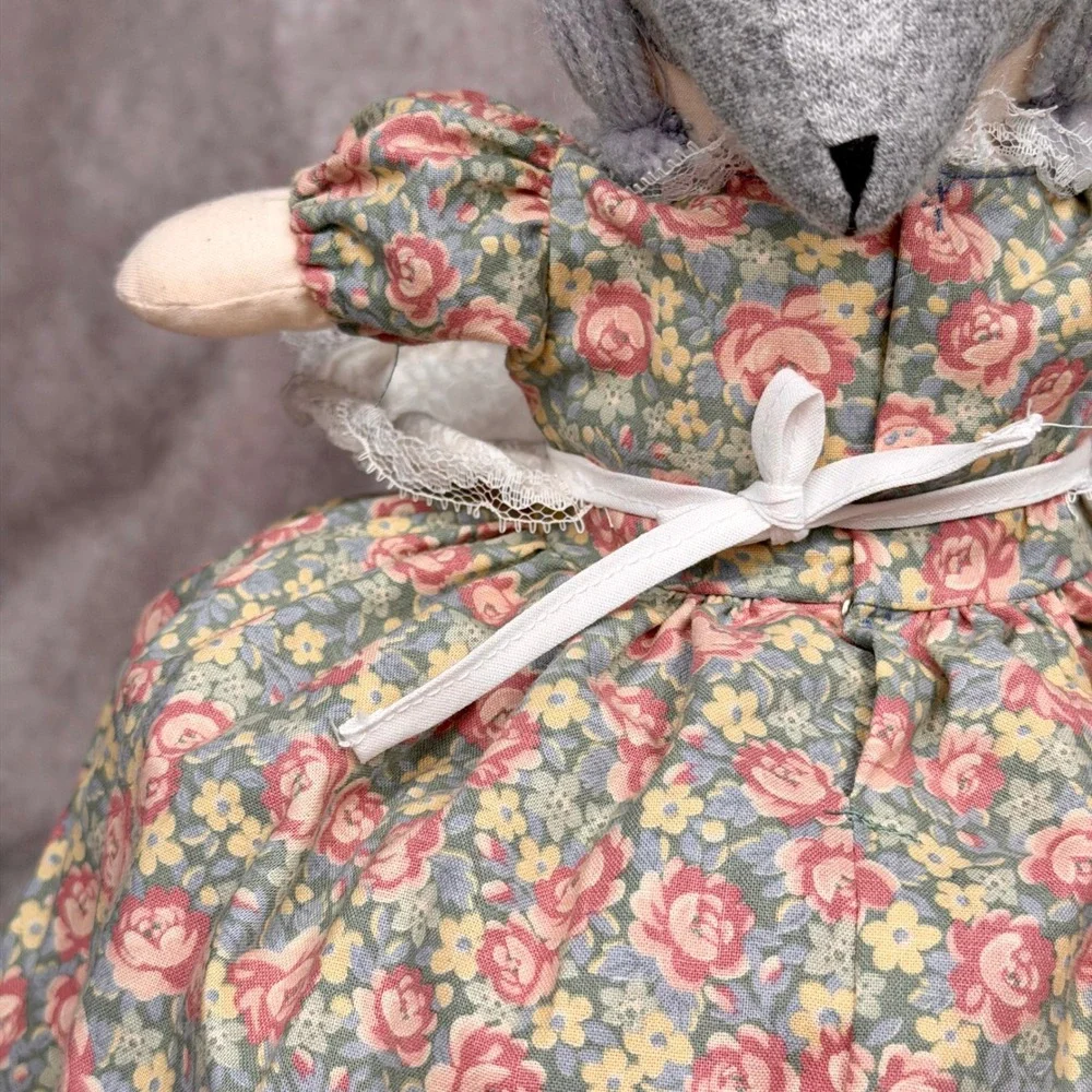 Vintage Topsy Turvy Reversible Doll Red Riding Hood Grandmother Wolf Handmade